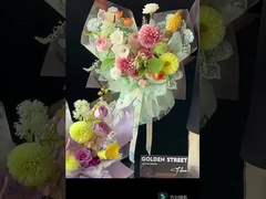 Fleur d'amour, Journée du Peuple, petite dentelle, cellophane, bordure en dentelle, sac à eau, papier à fleurs, fleuriste,