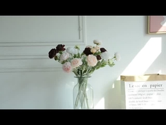 Des maisons haut de gamme dans le style nordique en troupeau 3 têtes en forme de millier de fleurs de lotus artificielles maison salon d