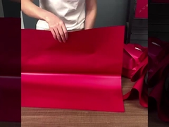 20 morceaux de papier d'emballage de fleurs de couleur solide avec une bonne texture et une bonne fermeté, un rou russe populaire