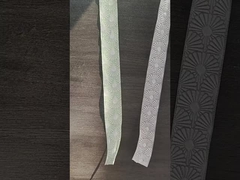 2.5cm motif chinois traditionnel échelle de poisson motif ruban fleur emballage souvenir tapis de décoration