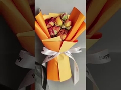 INS Style Créatif Mini Bouquet Roses rouges naturelles Fleurs séchées Fête de mariage Cadeau 520 Amour Peupl