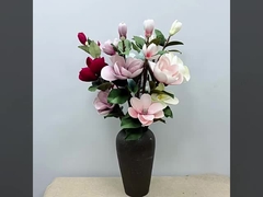 Simulation transfrontalière de magnolia en mousse EVA intérieur domestique décorations florales fausses