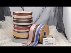 1.0cm ruban rayé de couleur mate