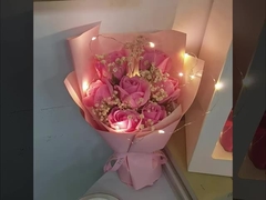 Saint-Valentin 520 ciel étoilé fleurs séchées rose paquet pour petit ami et femme cadeau de vacances romantique