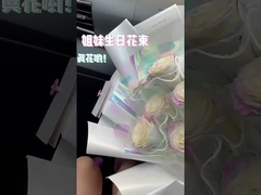 Papeterie en verre transparent, papier à base de fleurs, papier laser, papier à base de fleurs