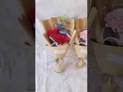 Bouquet de rose artificielle à barrette unique, fleur éternelle de œillets, décoration de cadeau de fête