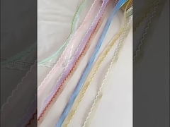 1cm filet de bord ondulé ruban fleur bouquet de cravate florale cuisson bricolage matériaux d'emballage floraux faits à la main