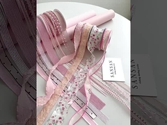 Série de rizhao miel ruban fleur bouquet de décoration flottant artisanal fleur faire soi-même emballage cadeau sangles