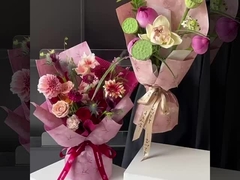 Papillon de bambou Papillon de style ancien Arrangement de fleurs bricolage