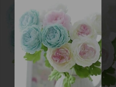 Pivoine simulée, fausse fleur, lotus, pivoine océan, fleur de soie à une tête, fleur artificielle de mariage