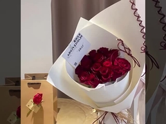 Le papier d'emballage de fleurs de style ballet de célébrité sur Internet