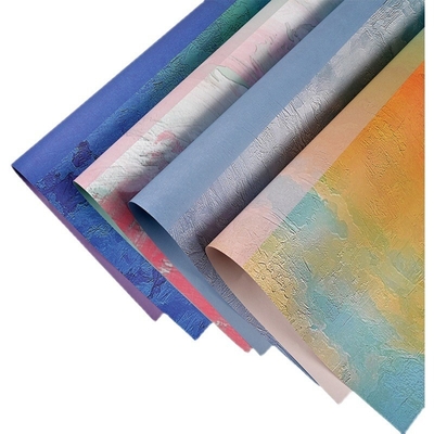 Un bon prix. Fleuriste créatif Wrapping Paper de peinture à l'huile 50cmx60cm GSM élevé en ligne