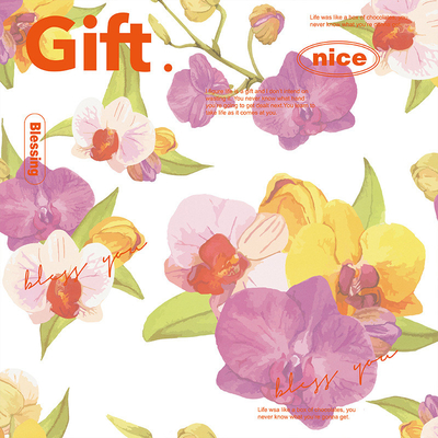 Un bon prix. Fleuriste blanc Wrapping Paper Sheets d'hortensia d'orchidée de papillon 58cm x 58cm en ligne