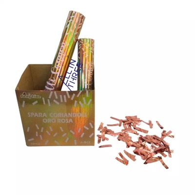 acheter Bouton-pression en gros de partie de tireur de canon de confettis de Rose Gold Silver White Paper pour l'anniversaire de noce online manufacture