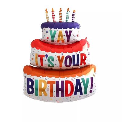 acheter Le papier d'aluminium de thème de gâteau monte en ballon des jouets d'enfants pour la décoration de fête d'anniversaire fabrication en ligne