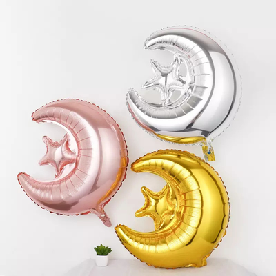 Un bon prix. Jouet musulman 24Inch de cadeau de ballon de papier d'aluminium d'étoile de lune d'Eid Al-Fitr Hari Raya Ramadan en ligne