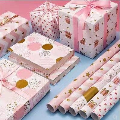 Un bon prix. 50cm*70cm Matte Gift Wrap Paper Roll pour l'ami en ligne