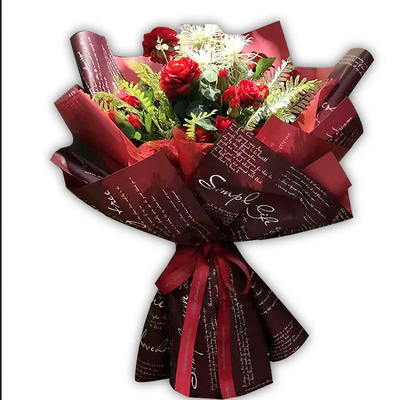 acheter Fleuriste de conception de lettre Wrapping Paper 58x58 pour l'emballage de cadeau online manufacture