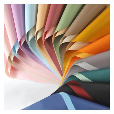 acheter Papeterie d'emballage coréenne à deux couleurs emballage en bouquet de fleurs imperméable fabrication en ligne