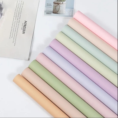 acheter Papier d'emballage de fleurs de macaron de couleur solide idéal pour l'industrie de l'artisanat online manufacture