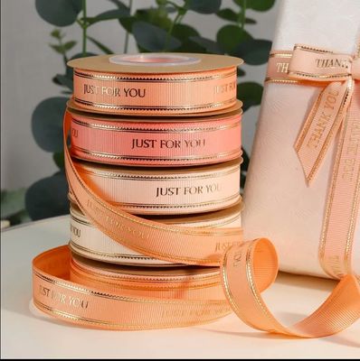 Un bon prix. Tape à chaud 3D de haute qualité gros grain ruban imprimé sur mesure en ligne