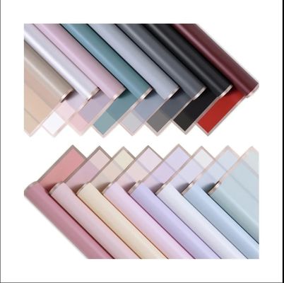 acheter Le papier translucide à bord d'or étanche est le choix idéal pour les bouquets coréens fabrication en ligne