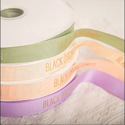 acheter Emballage personnalisé durable Enveloppe cadeau ruban avec feuille d'or 3d imprimé en relief online manufacture