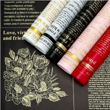 acheter Papeterie Nosa Papeterie d'emballage de fleurs à base de plantes Papeterie imperméable à l'eau Papeterie coréenne Papeterie d'emballage de fleurs Papeterie en gros online manufacture