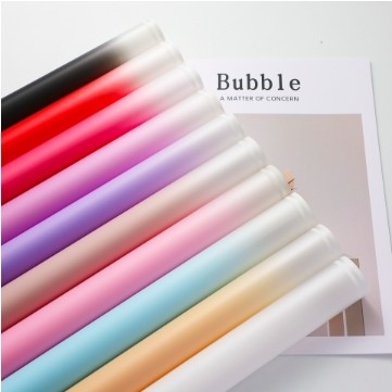 acheter Gradient de lishiran Milan papier floral papier sucette papier d'emballage papier mat magasin de fleurs papier d'emballage de fleurs en gros online manufacture