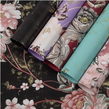 acheter Retour et élégante rose parfumé cadeau étanche bouquet de fleurs papier d'emballage magasin de fleurs papier d'emballage de fleurs matériaux de gros online manufacture