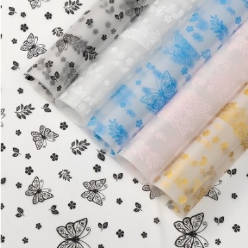 acheter Papillon Amour Nose Papier d'emballage de fleurs Papier d'emballage de fleurs Art imperméable à l'eau Fabrication artisanale papier d'emballage de fleurs en gros online manufacture