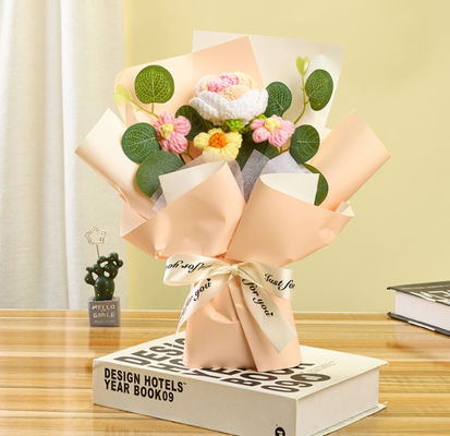 acheter Variété fleurs tricotées fleurs artificielles 30x24cm fabrication en ligne