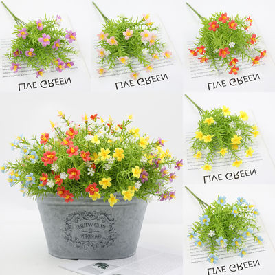 acheter Bouquet de fleurs artificielles de 20x35 cm Belle maison hôtel Mariage et décoration de table avec des plantes et des fleurs fausses multicolores fabrication en ligne