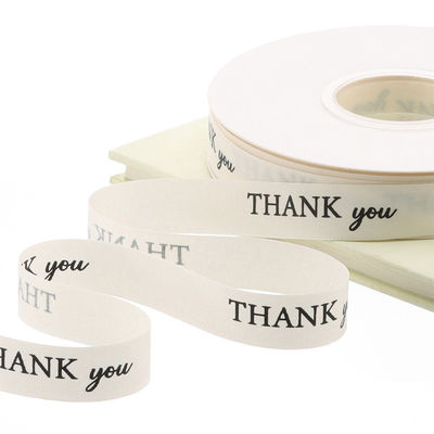 acheter Vente en gros de polyester coton riz blanc ruban anglais fleur emballage ruban anglais ruban boutique de fleurs bouquet ruban polyester fabrication en ligne