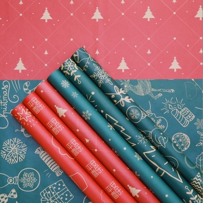 acheter Boîte cadeau de Noël, papier d'emballage cadeau, bouquet de pommes de la veille de Noël, papier d'emballage cadeau fleur fraîche online manufacture
