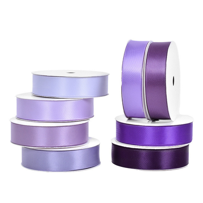 acheter Fairy Purple Ribbon Emballage de cuisson DIY accessoires de coiffure faits à la main Couleur Ruban Bouquet Liant Décoratif Matériau d'emballage Couleur ceinture Ding online manufacture
