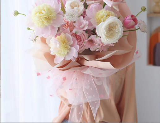 acheter Ceinture en gaze à l'ombre de fleurs, coton à bulles, matière à décorer pour les fleurs, cravate à bouquet, emballage cadeau, ruban polka-dot, utilisation en fleuristerie online manufacture