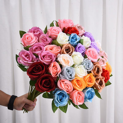 acheter Des roses d'imitation faites à la main pour la maison de mariage Décoration de la Saint-Valentin fabrication en ligne