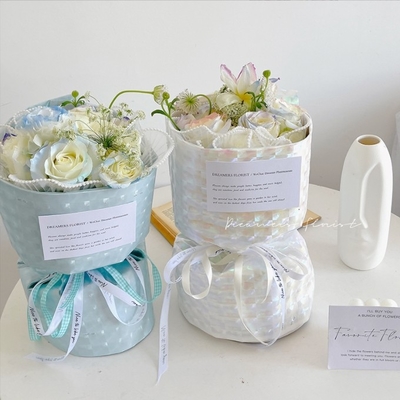 acheter Masque pour les yeux de chat Ice Cube, emballage coloré de fleurs, papier à fleurs, matériaux hydrofuges faits à la main en gros online manufacture