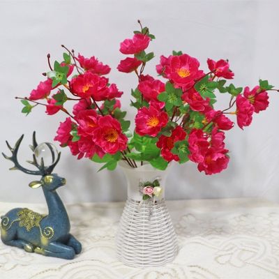 acheter Mariage, accessoires de prise de vue, décoration intérieure et extérieure avec des fleurs de pêche réalistes fabrication en ligne