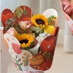 acheter Papier d'emballage de fleurs, papier kraft pour langue de fleurs d'été online manufacture