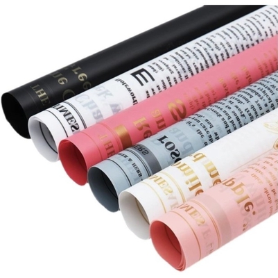 acheter Yuqin imperméable à l'eau, célébrité en ligne populaire, papier d'emballage de fleurs de plantes simples, art floral, matériaux d'emballage de bouquet, cadeaux online manufacture
