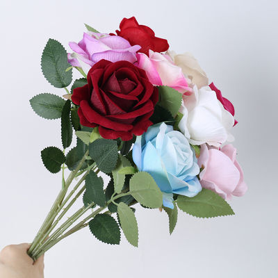 acheter Rose artificielle, petite rose à perle à tête unique, accessoire de studio photo à domicile, fleur artificielle, best-seller de la Saint Valentin fabrication en ligne