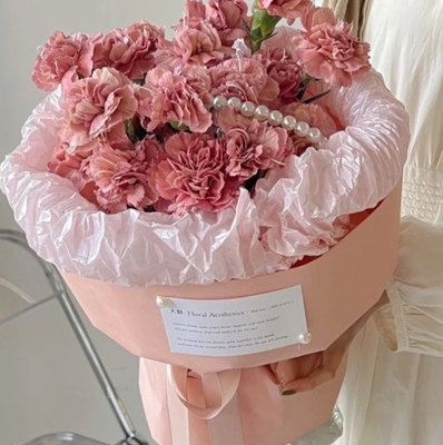 acheter Ruloir de papier d'emballage de fleurs de la série Fenghua, papier kraft épaissisé imperméable à l'eau, papier d'emballage de fleurs en rouleau, papier coréen à couleur solide online manufacture
