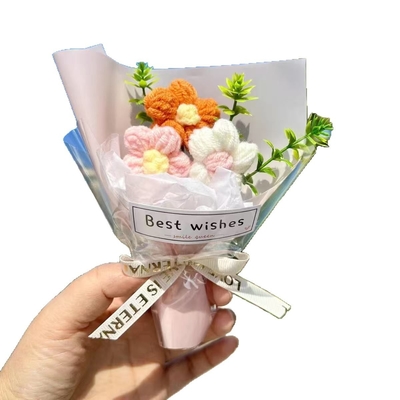 acheter Un mini bouquet de fleurs artificielles en laine est prêt comme cadeau pour votre petite amie pour la fête des enfants le 1er juin online manufacture