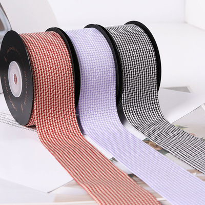 acheter Accessoires de coiffure faits à la main, matériaux de cravates, commerce extérieur, sangles à carreaux de Thousand Bird, japonais et coréen online manufacture