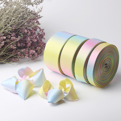 acheter Meisida ruban à un côté arc-en-ciel arc-en-ciel ruban de ruban de ruban de ruban de gâteau ruban d'emballage de matériau de bricolage ruban d'emballage de fleurs online manufacture