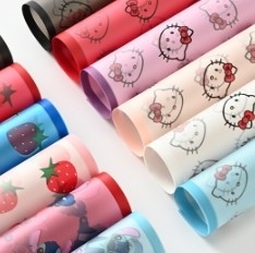acheter Journée internationale de l'enfance bordure magique fraise Hansu papier imperméable à l'eau jolie fleur fleur papier d'emballage online manufacture