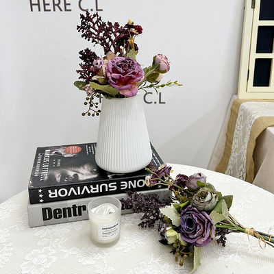 acheter Simulation de table à fleurs à la grille à la française, fleur à la main, fausse fleur de bouquet. fabrication en ligne