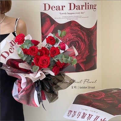 acheter Papeterie d'emballage pour les bouquets de la Saint-Valentin en fleuriste Matériau Ouya étanche 30-45 jours Temps d'expédition online manufacture